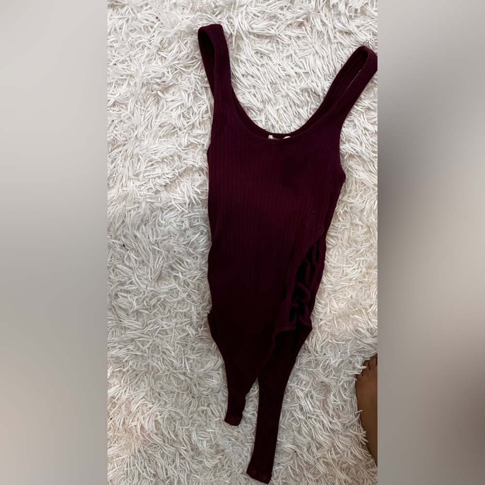 dark red one piece